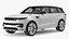 3D Light Grey Range Rover Sport SUV 2023