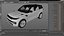 3D Light Grey Range Rover Sport SUV 2023