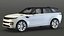 3D Light Grey Range Rover Sport SUV 2023