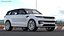 3D Light Grey Range Rover Sport SUV 2023