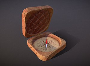 Lowpoly old compas
