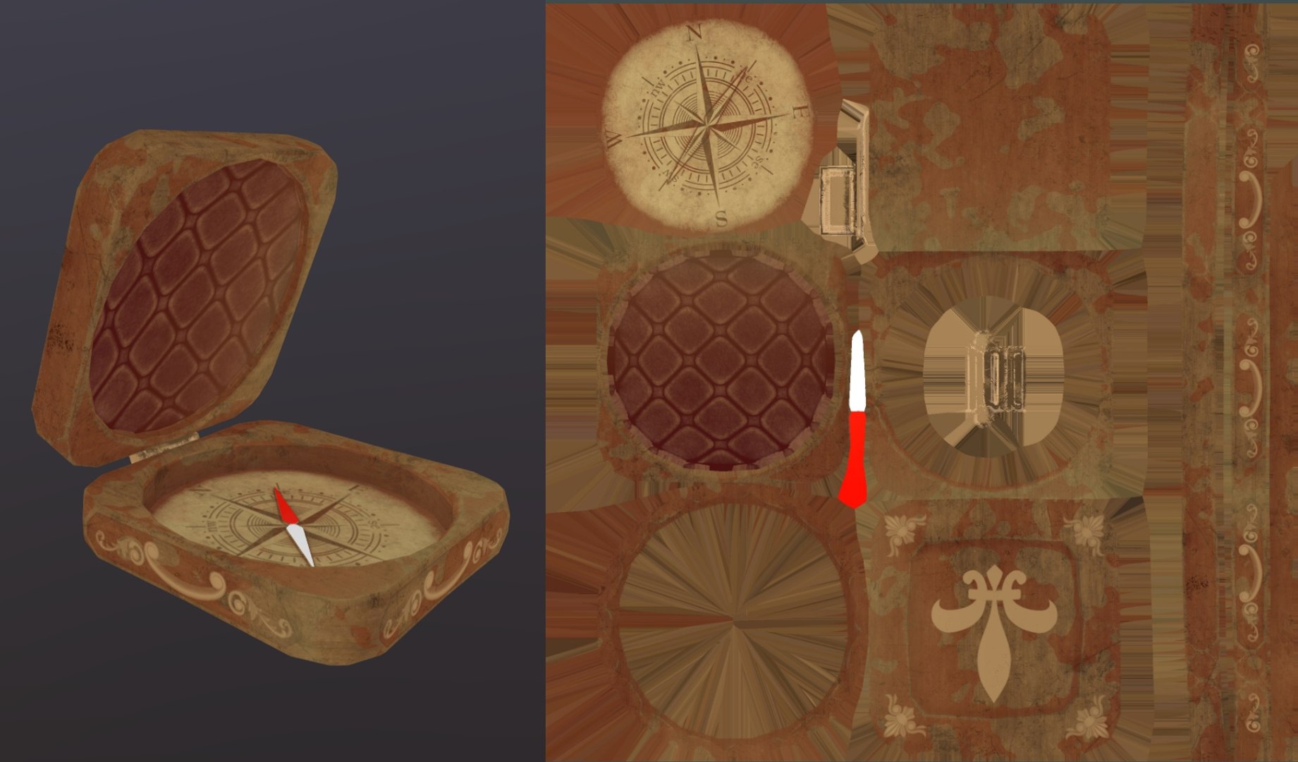 Compas Old Model - TurboSquid 1447943