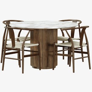3D Giselda table Uish chair