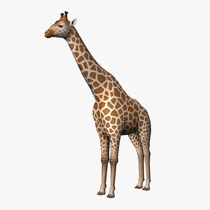 3d giraffe edge loop