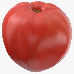 tomato pink heart 01 3D model