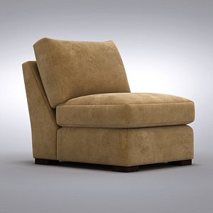 Crate and Barrel - Axis Armless Sectional Chair