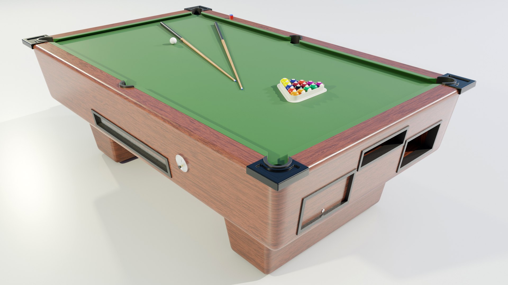 3D Pool Table - TurboSquid 1496652