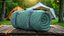 Rolled Up Sleeping Bag