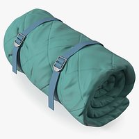 Rolled Up Sleeping Bag
