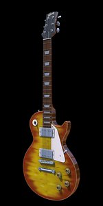 gibson les paul burst 3d model