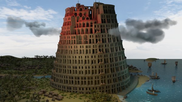 バベルの塔3Dモデル - TurboSquid 2156891
