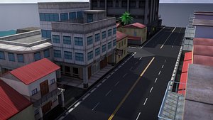 Countryside Street 01 3D