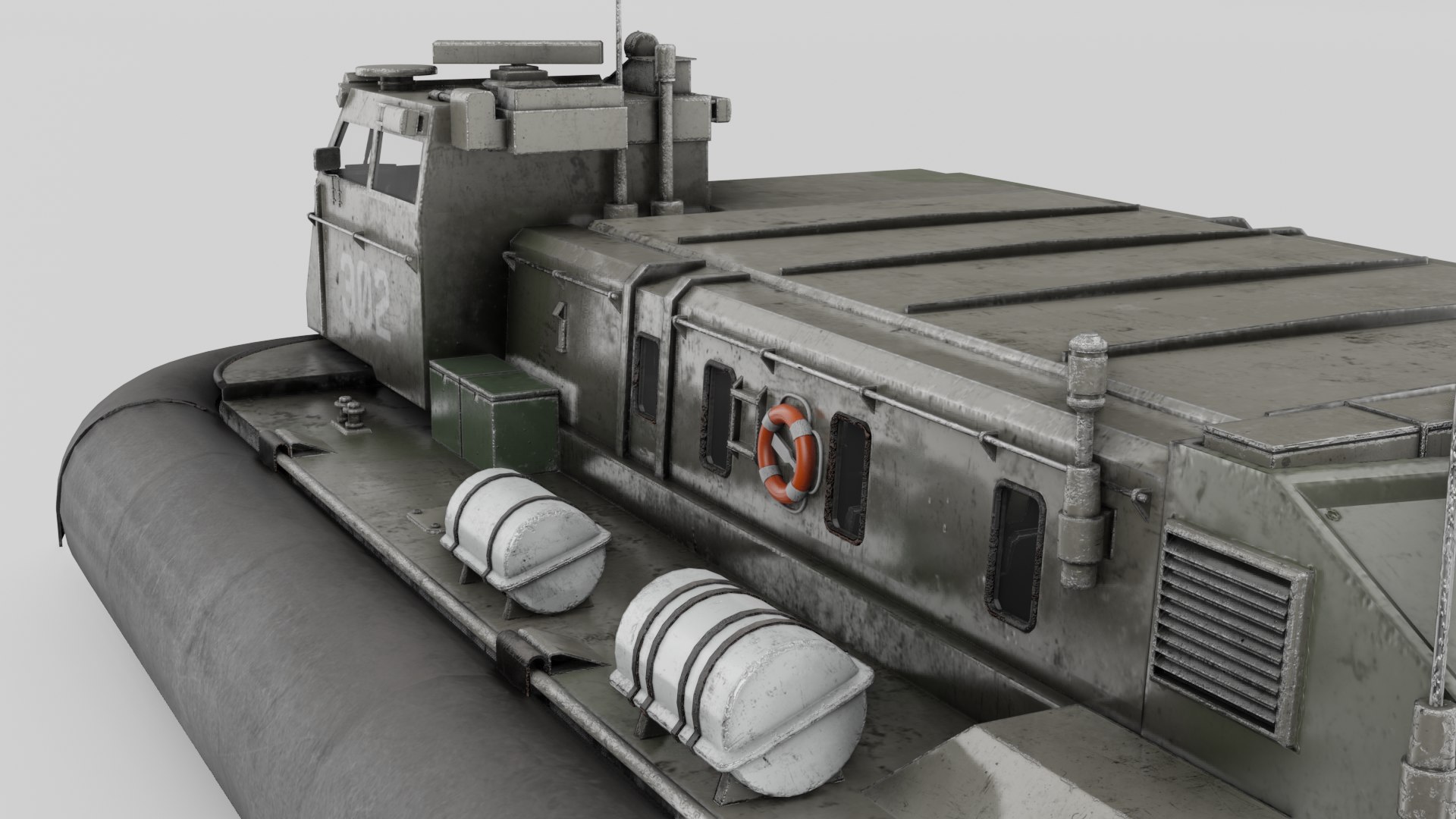 3D Military Hovercraft - TurboSquid 1645592