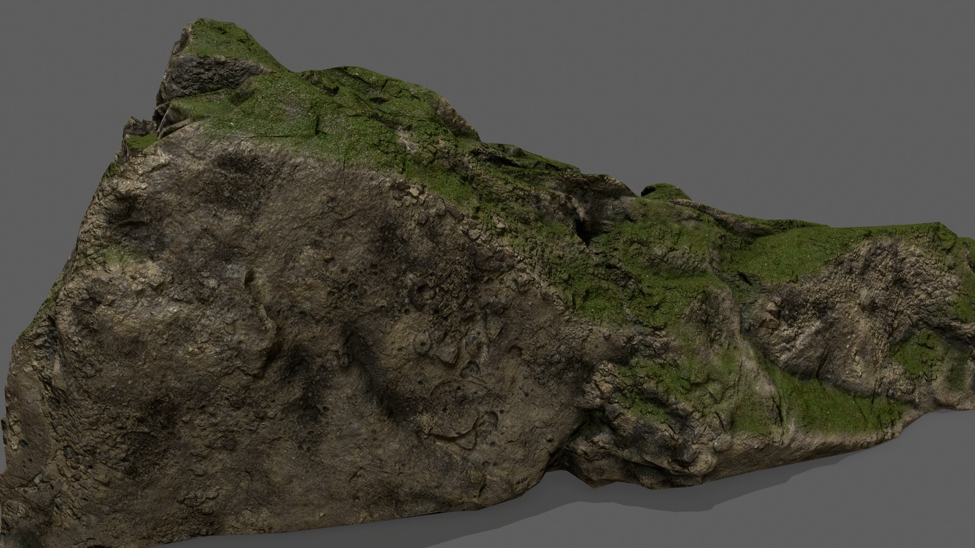 Mossy Rock Stair 3D Model - TurboSquid 2017819