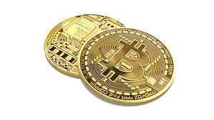 Bitcoin in 3D 3D model