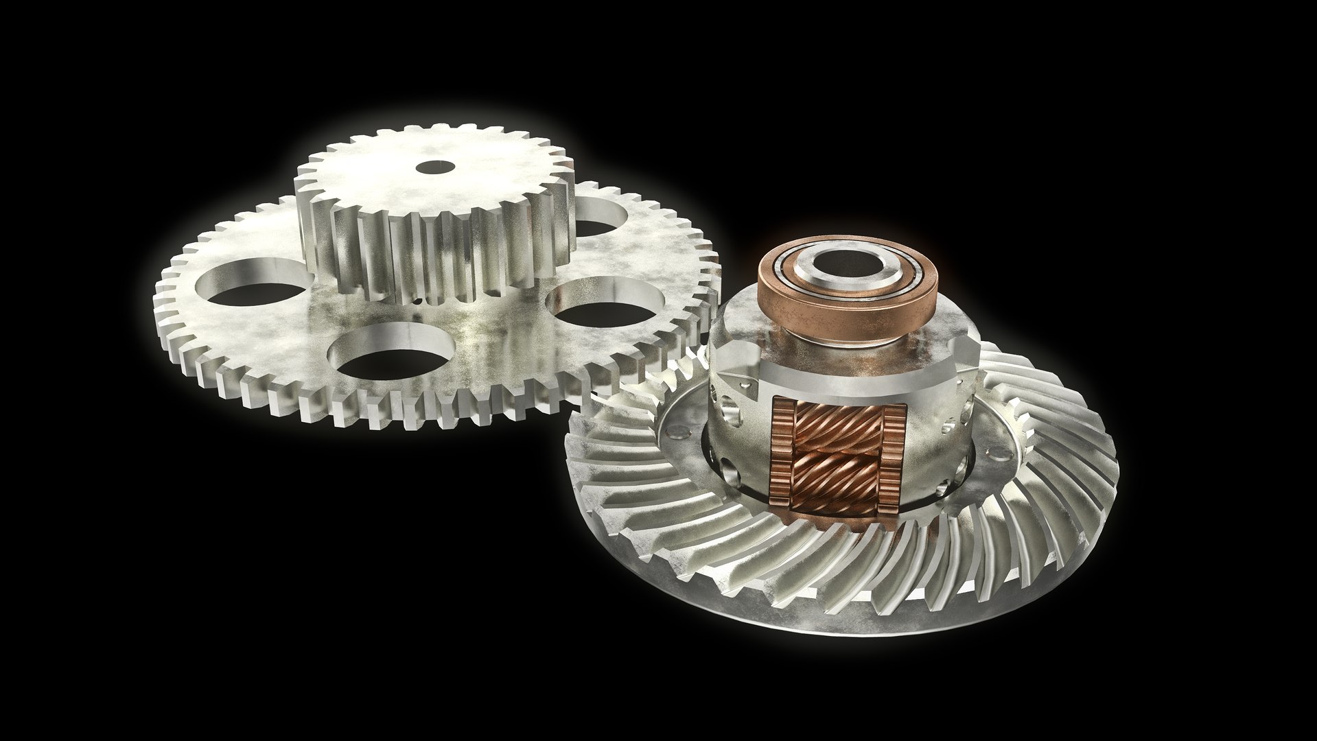 Mechanism Wheels 3D Model - TurboSquid 1433082
