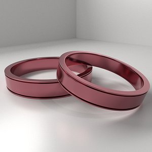 Couple Gold Rose Ring