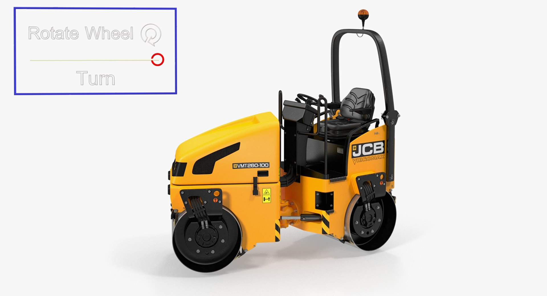 3D asphalt paver road roller model - TurboSquid 1294541
