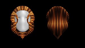 Free woman's dazzling hair