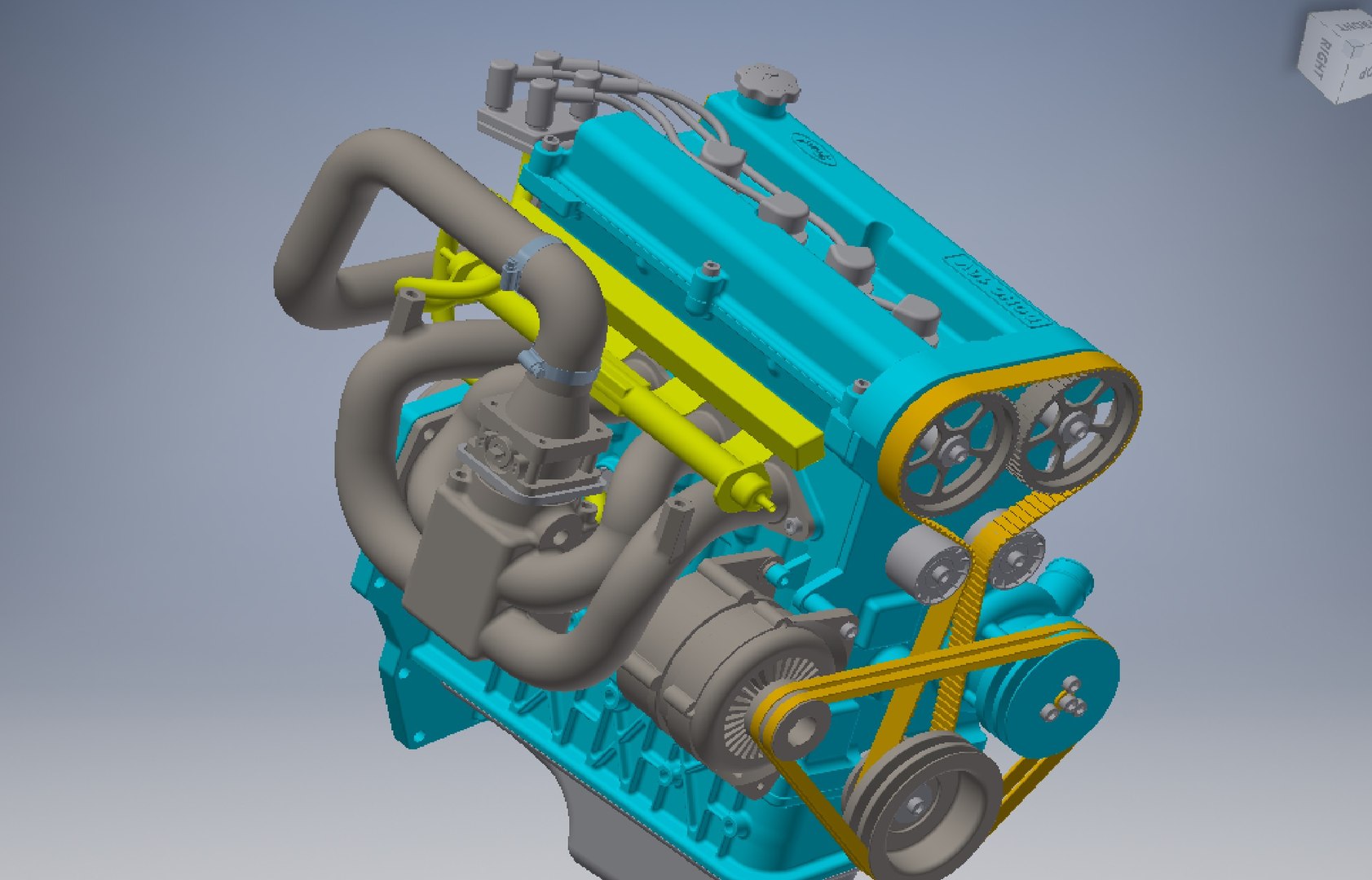 Zetec 4 Engines 3D Model 3D Model - TurboSquid 1906949