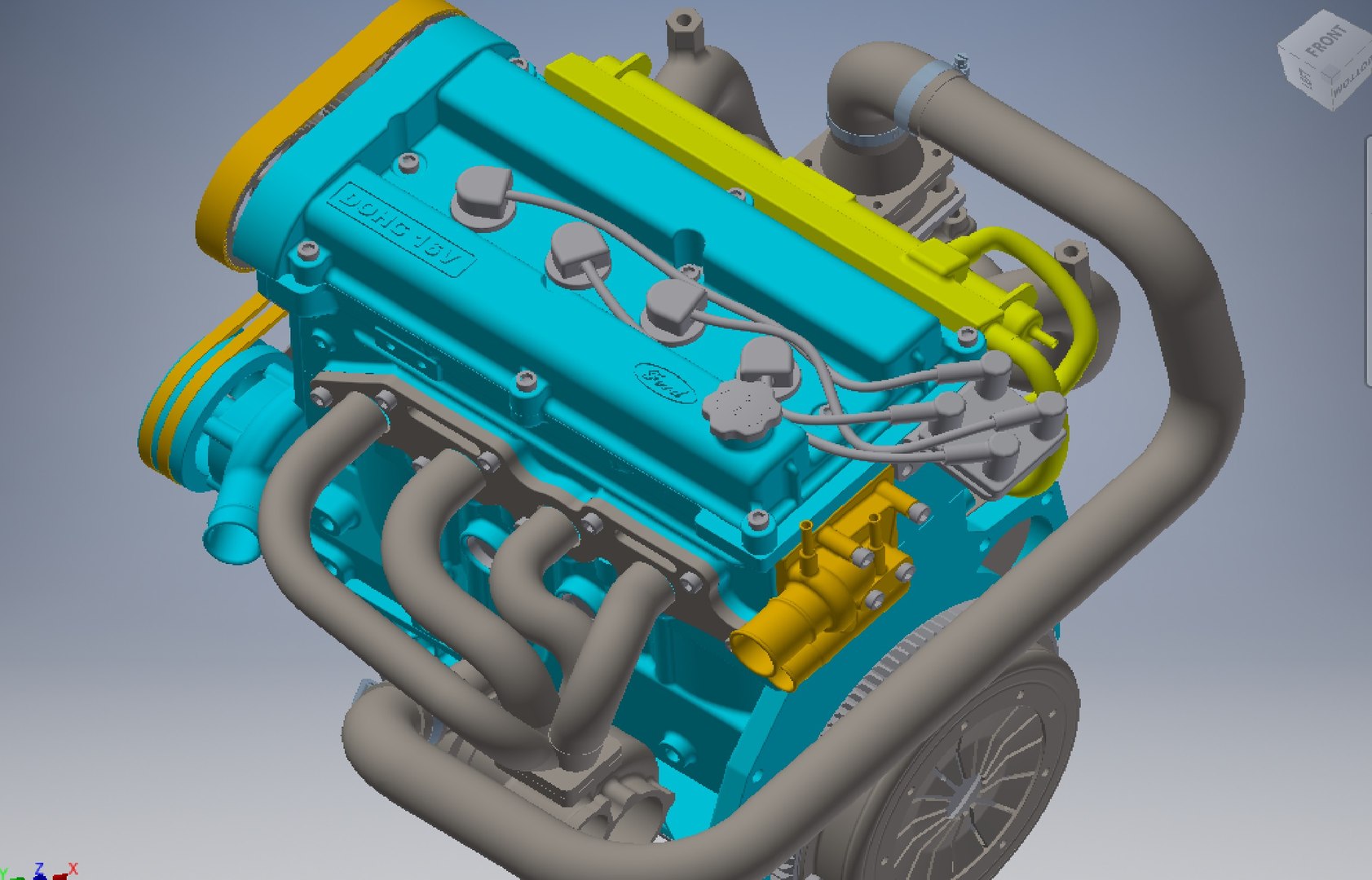 Zetec 4 Engines 3D Model 3D Model - TurboSquid 1906949