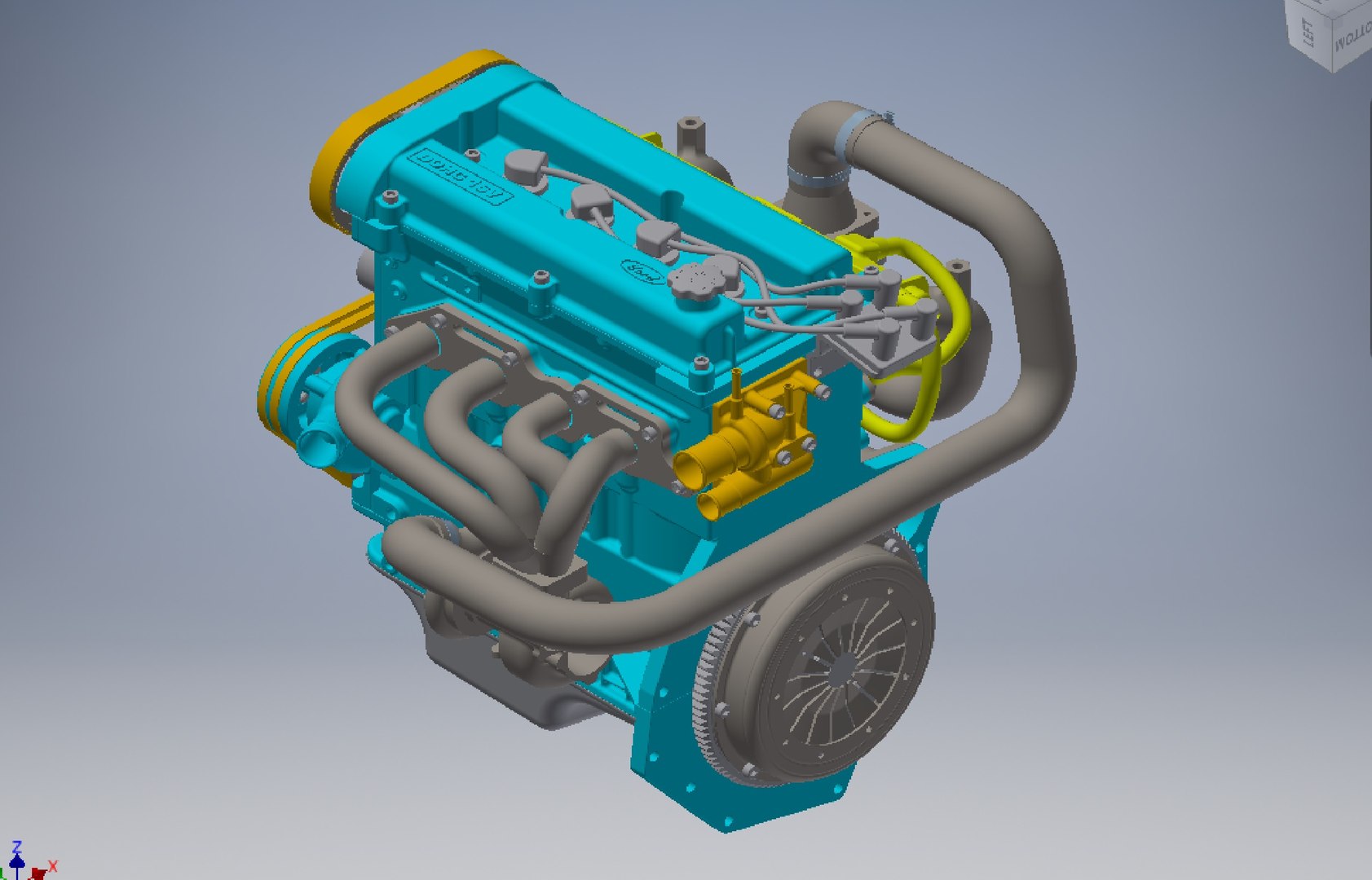 Zetec 4 Engines 3D Model 3D Model - TurboSquid 1906949