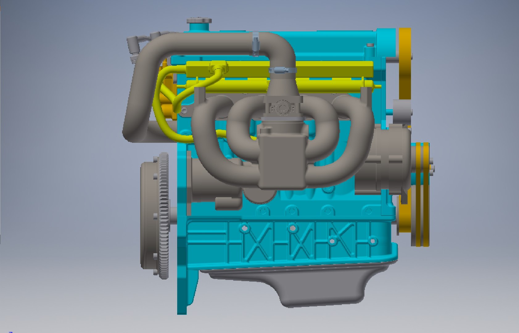 Zetec 4 Engines 3D Model 3D Model - TurboSquid 1906949