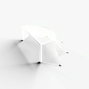 3D model Soccer goal sci-fi