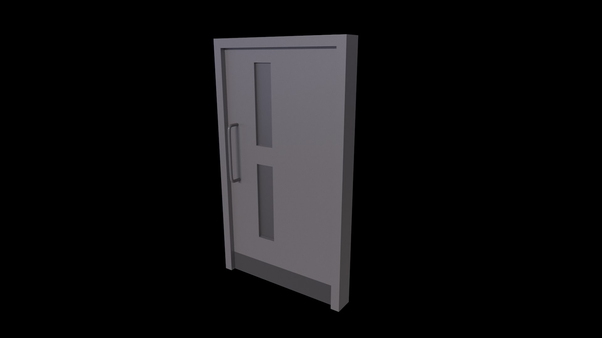 3D Door Game Ready Low Poly PBR 3D Model - TurboSquid 2183078