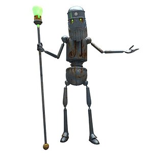 SciFi Robot 09 - Spiritual Leader Priest Robot