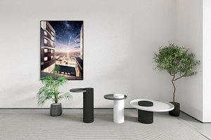 3D side table coffee Modern
