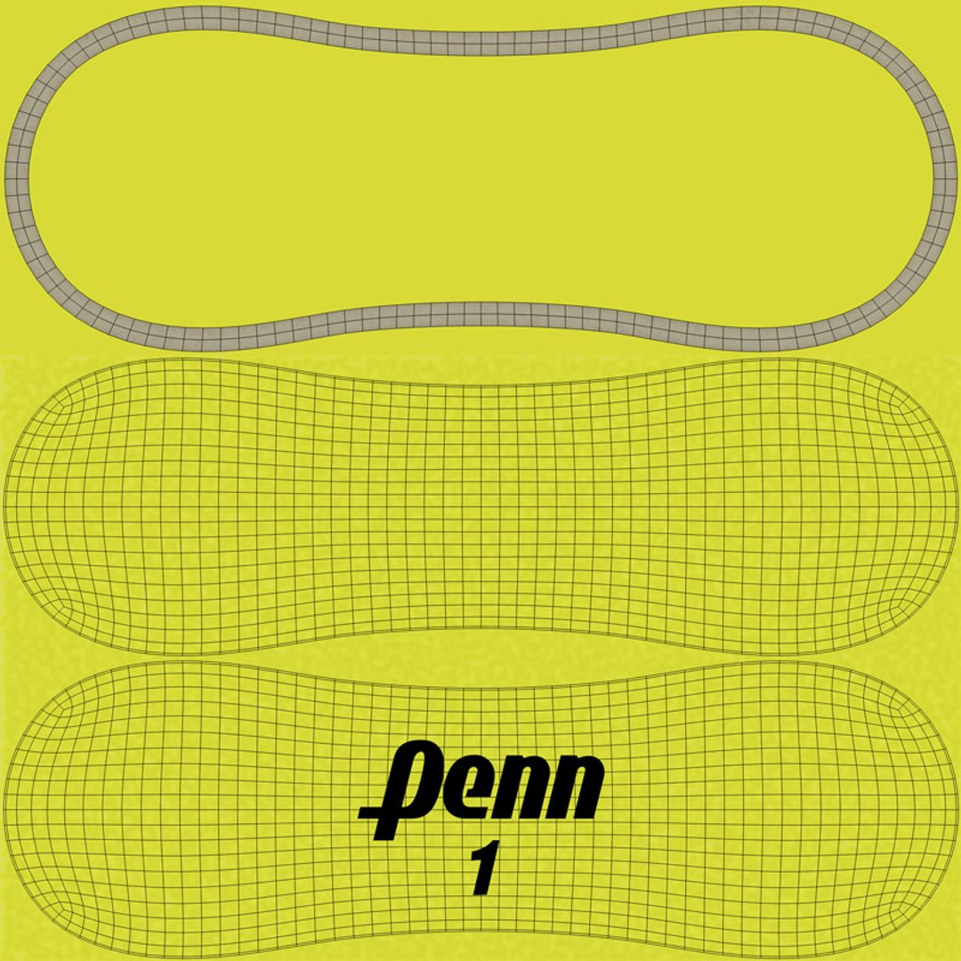 Penn Tennis Ball model https://p.turbosquid.com/ts-thumb/cO/jAKsZ6/5Q/tennisballuv/jpg/1654856562/1920x1080/fit_q87/c095bee5a08feb6621f69ba6911122aa8012b2af/tennisballuv.jpg