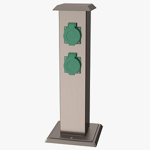 Garden Energy Column with 4 Socket(1)