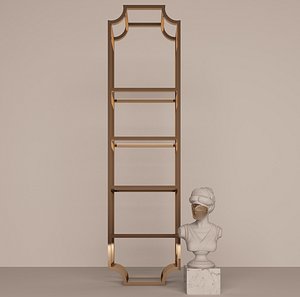 3D BOOKSHELF model