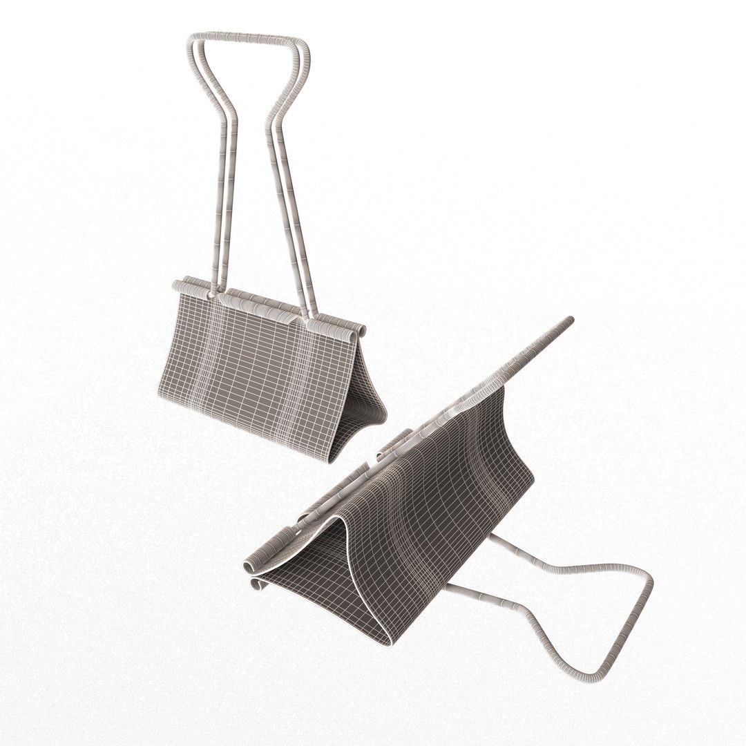 3D Binder Clip Model - TurboSquid 2026030
