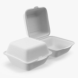 3D model Food Box Square Set