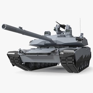 3D Tank Abrams X Grey