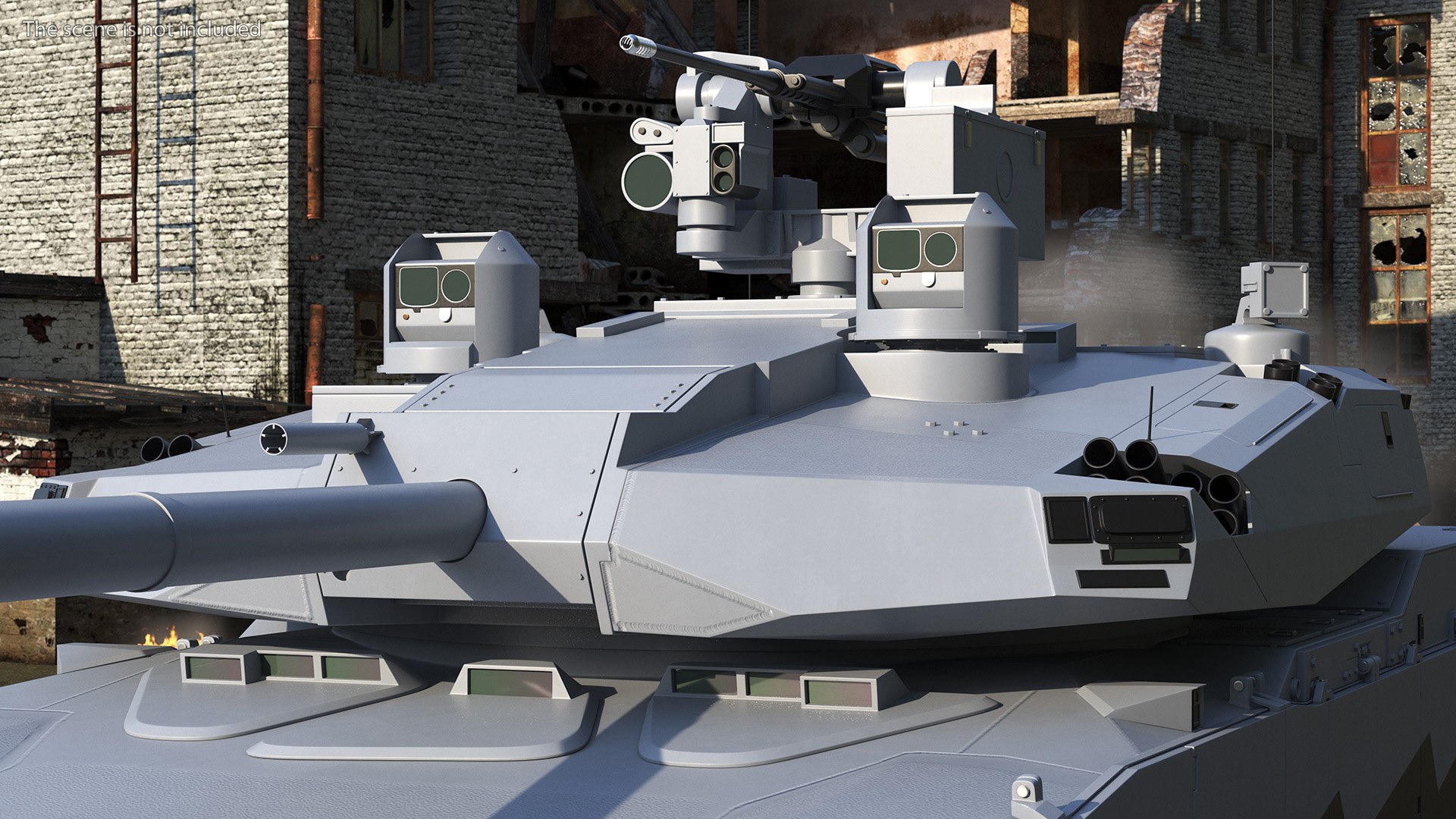 3D Tank Abrams X Grey - TurboSquid 2083656