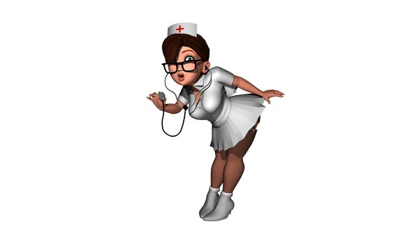 free nurse 3d model