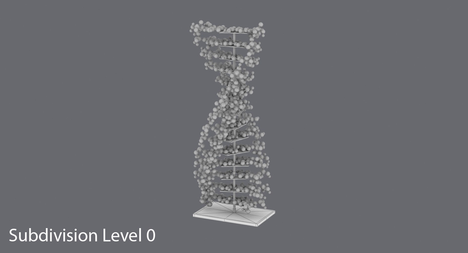 dna display 3d model