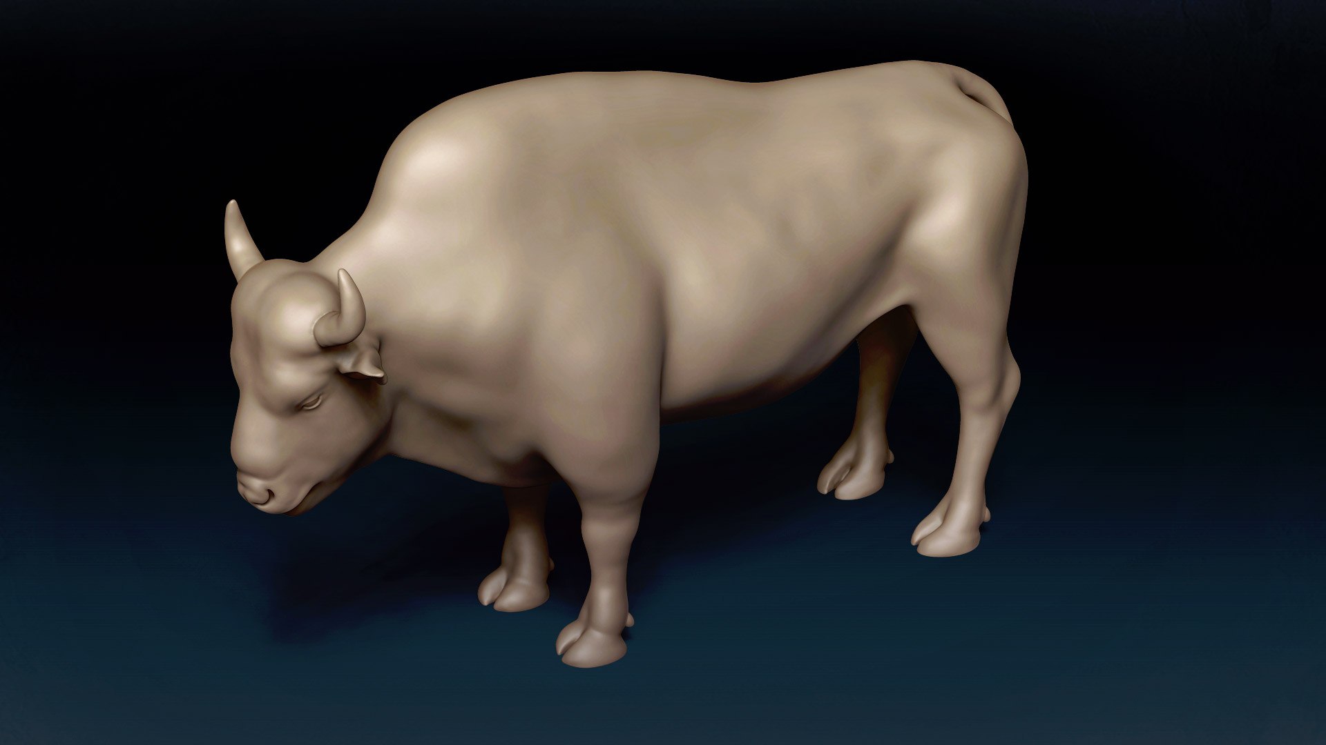 3D American Bison Base Mesh 3D Model - TurboSquid 1823499