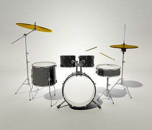 drum set 3D model