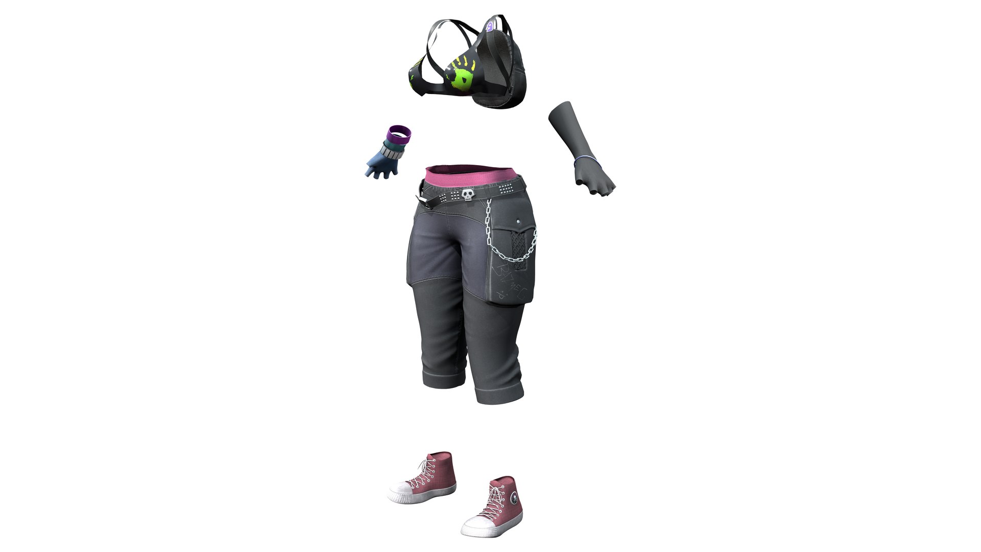 Toxic Cheeky Street Punk Outfit 3D model https://p.turbosquid.com/ts-thumb/cO/zT0g7J/fS/preview9/png/1648959519/1920x1080/fit_q87/2178331e22f2470b2de3e2b09a95e91c36c40a15/preview9.jpg