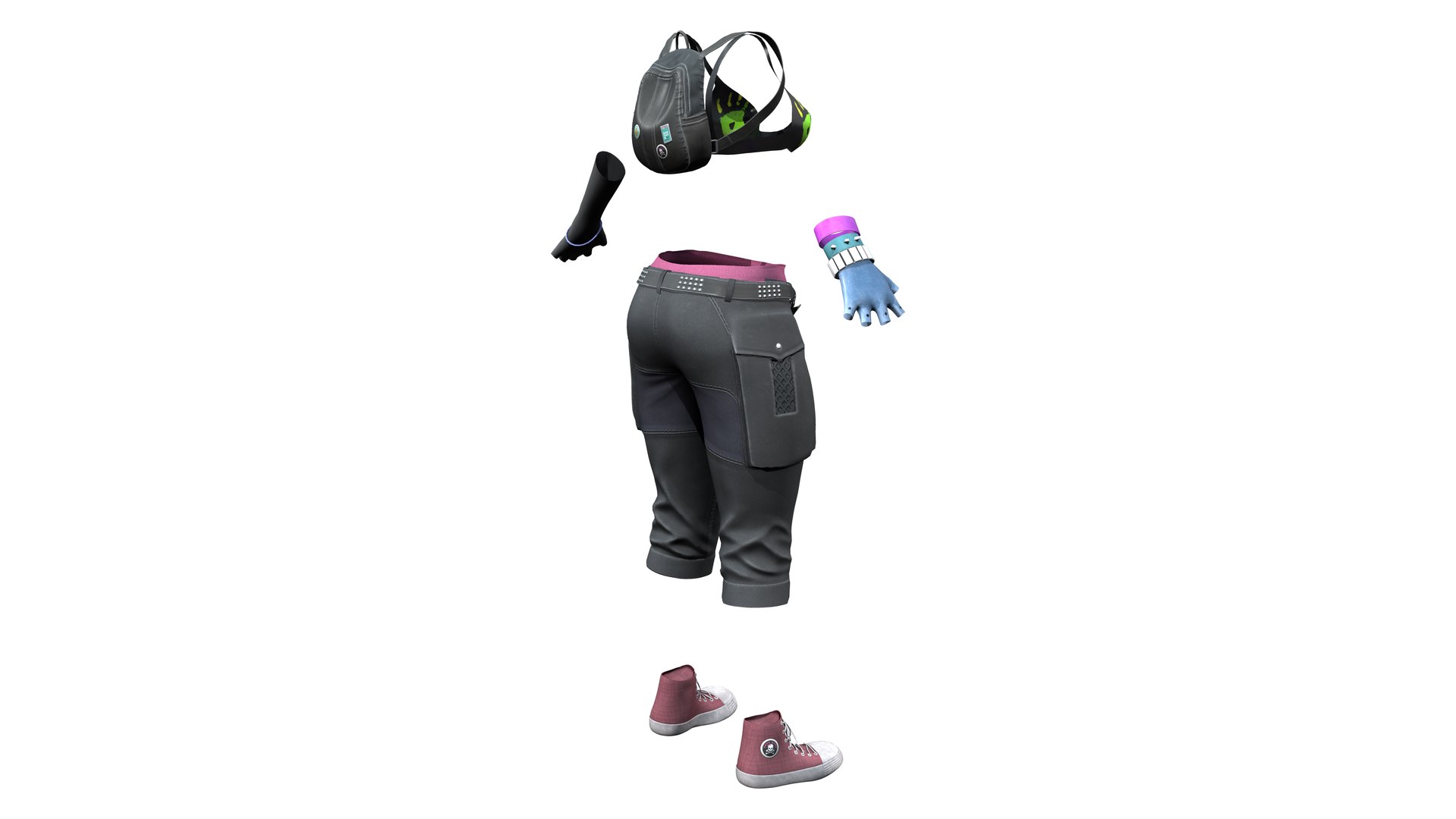 Toxic Cheeky Street Punk Outfit 3D model https://p.turbosquid.com/ts-thumb/cO/zT0g7J/pj/preview12/png/1648959521/1920x1080/fit_q87/8011831ca9e3695b328a3226260160dcfb87ce70/preview12.jpg