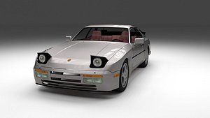 3d porsche 944 turbo s interior