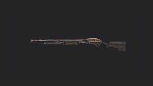 3D Pistol 3D Model 025 model