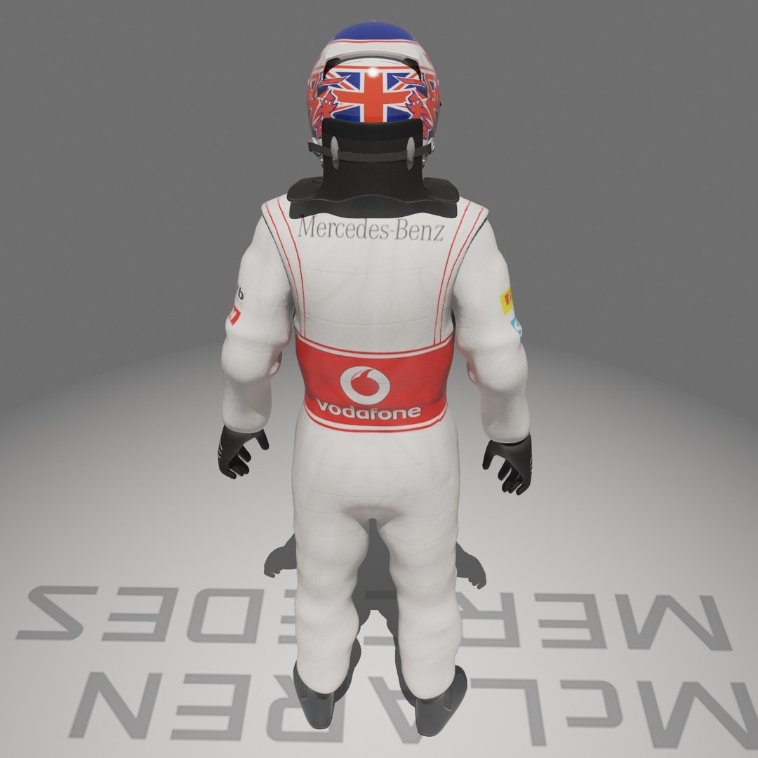 3d model formula jenson button