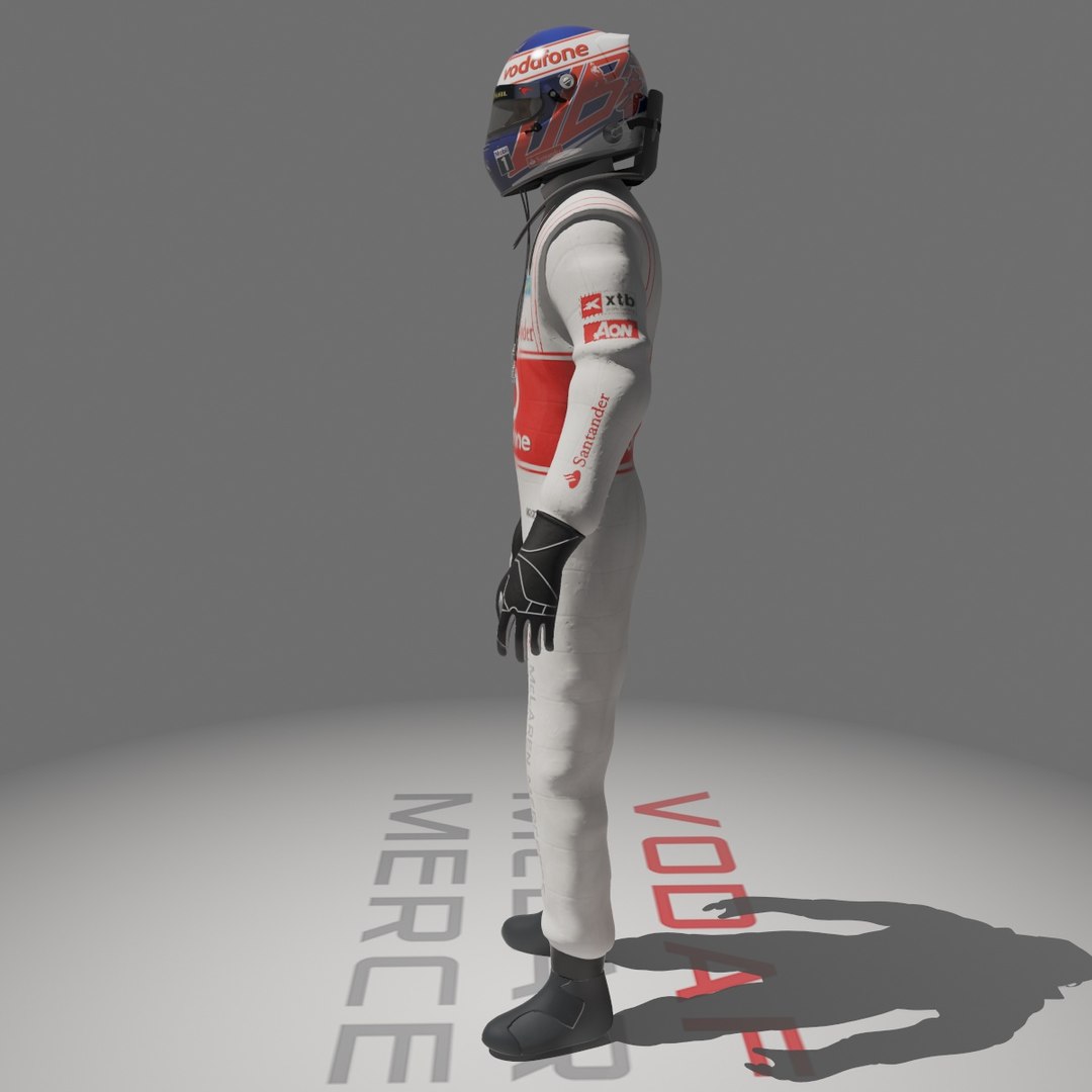 3d model formula jenson button