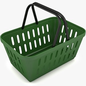 plastic shopping basket 3d max