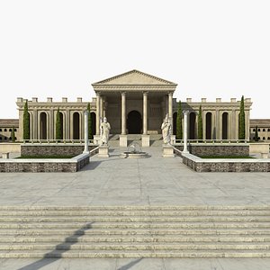 greek architecture 3D